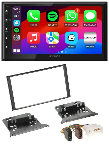 Kenwood MP3 USB DAB 2DIN Bluetooth Autoradio für Kia Sorento BL 2006-2009
