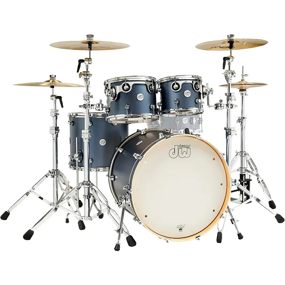 DW Design Series 4-Piece Shell Pack Blue Slate