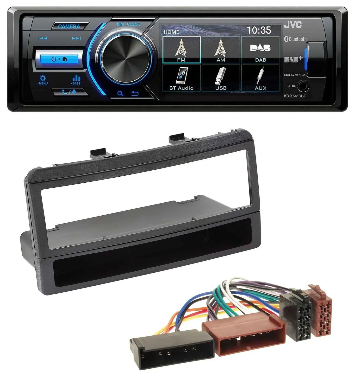 JVC Bluetooth MP3 USB DAB Autoradio für Ford Mondeo 96-02 Puma Transit Ablagefac