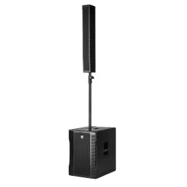 RCF Evox 12 Portable 1400 Watt Powered Active Array DJ PA Speaker & Sub System