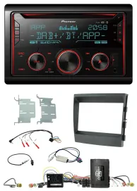 Pioneer 2DIN DAB Lenkrad Bluetooth USB CD Autoradio für Porsche Panamera 09-16 I
