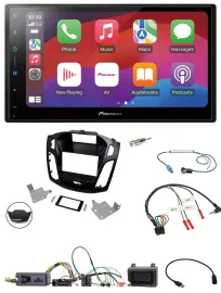 Pioneer DAB USB Lenkrad Bluetooth 2DIN Autoradio für Ford Focus 2014-2018