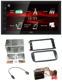 JVC USB Bluetooth MP3 DAB 2DIN Autoradio für Ford S-Max Mondeo ab 2007 Profi sch