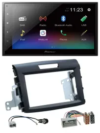 Автомагнитола для Honda CR-V (FR5/FR6) Pioneer 2-DIN, USB, Bluetooth, DAB, MP3