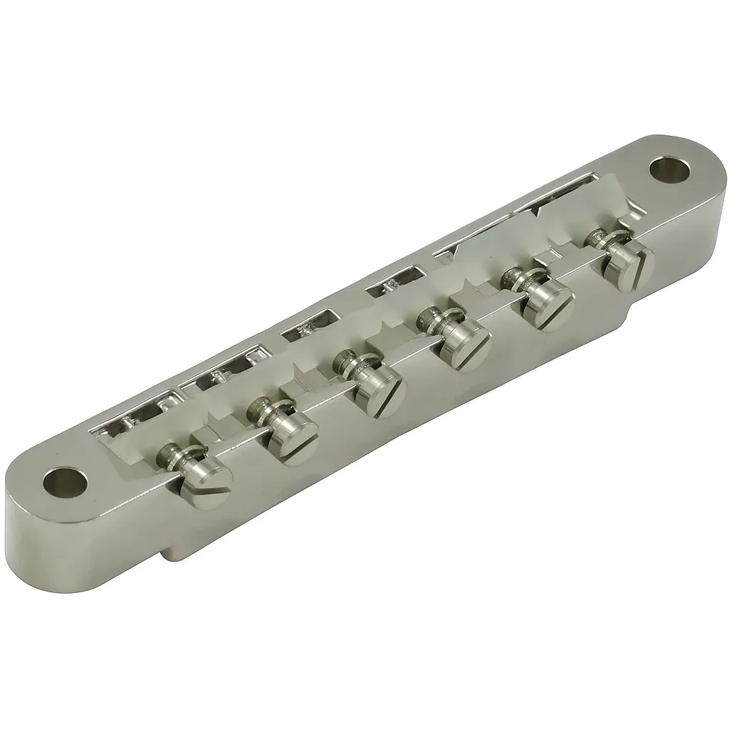 Бридж для электрогитары Advanced Plating ABR-1 для Gibson, никель, с ABS saddles