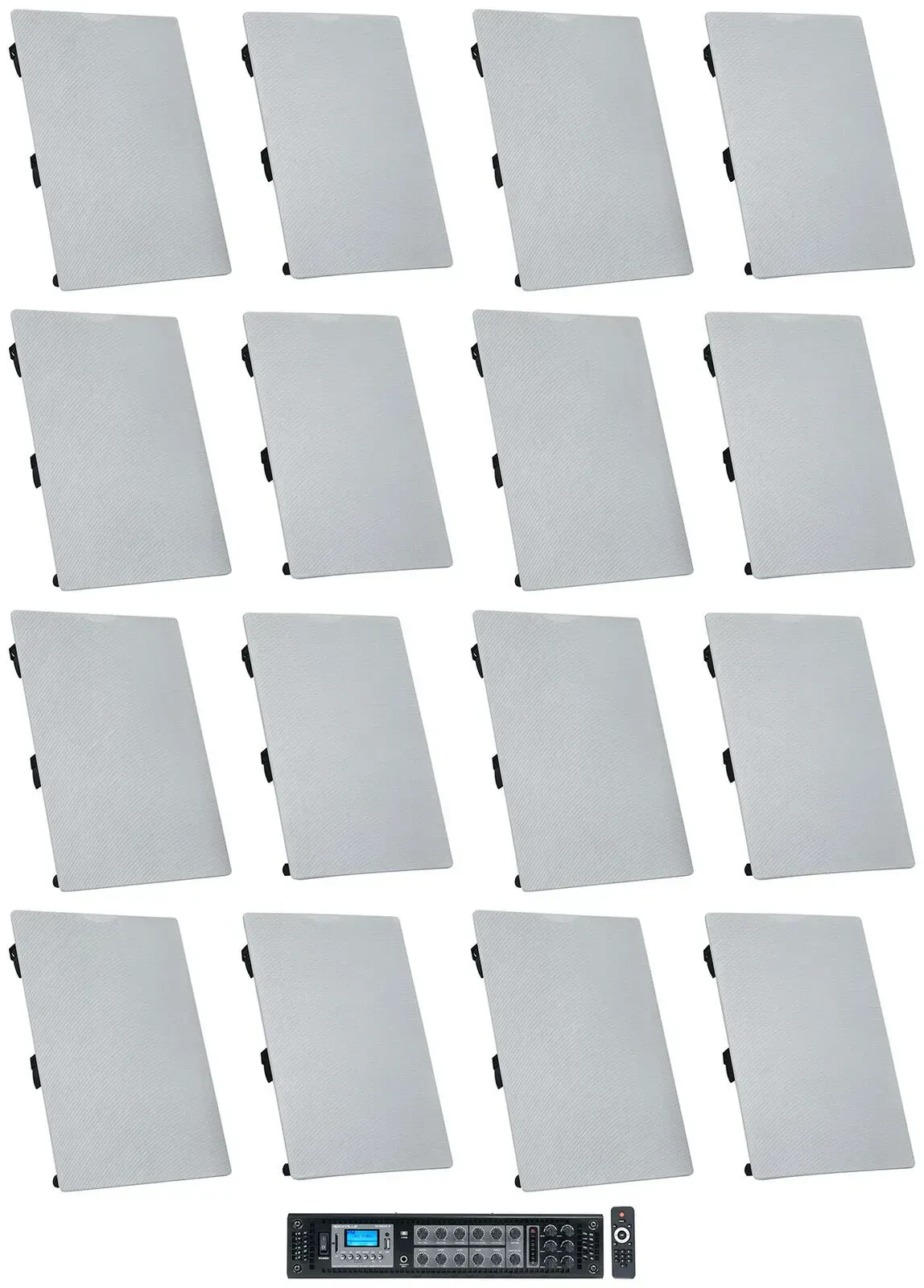 Настенная акустика Rockville RCS650-6+(8) WA6570 White с усилителем (16 штук)