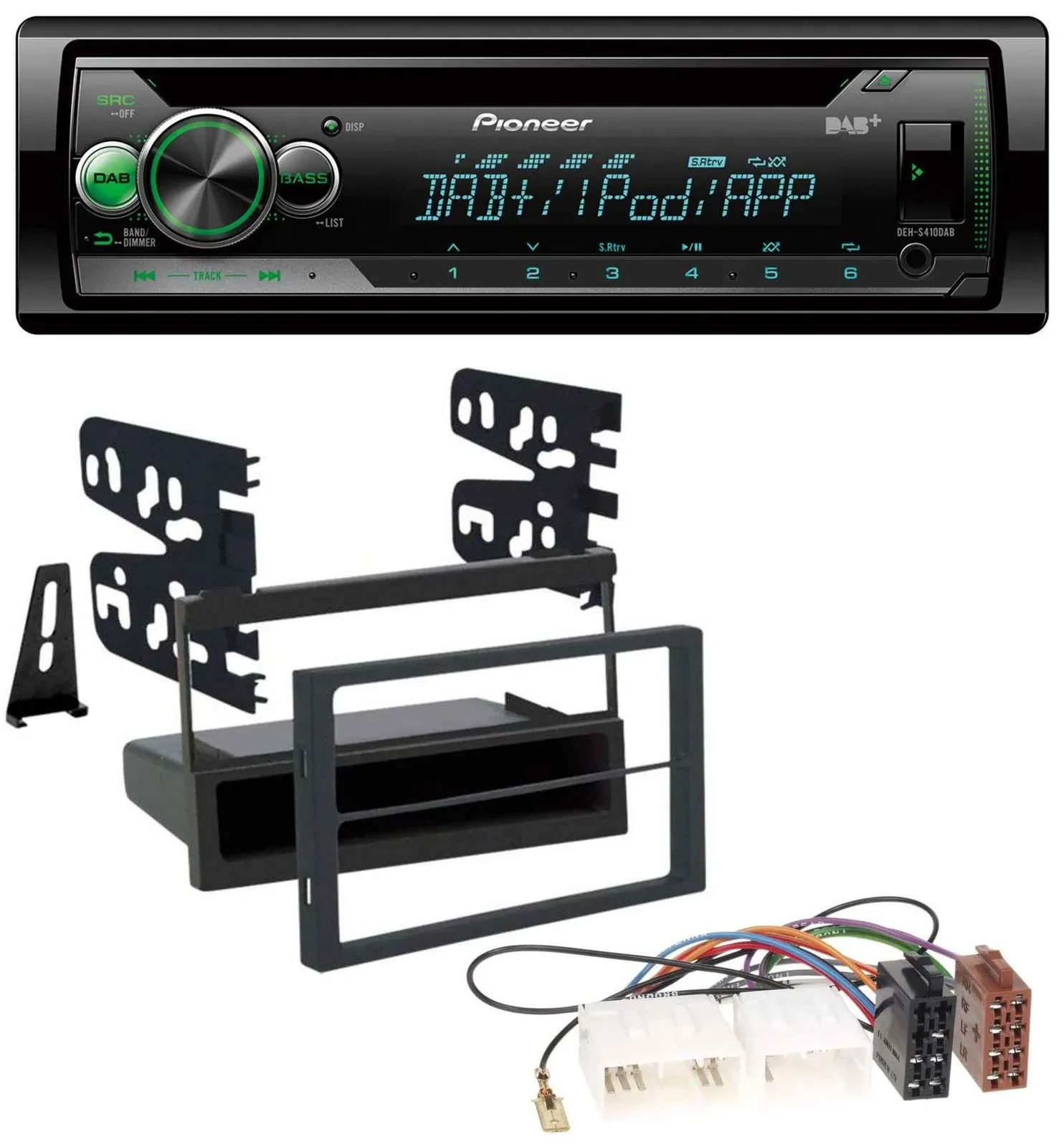 Автомагнитола Pioneer USB MP3 DAB AUX CD для Mazda 626 (1999–2000), MPV (1996–1999)