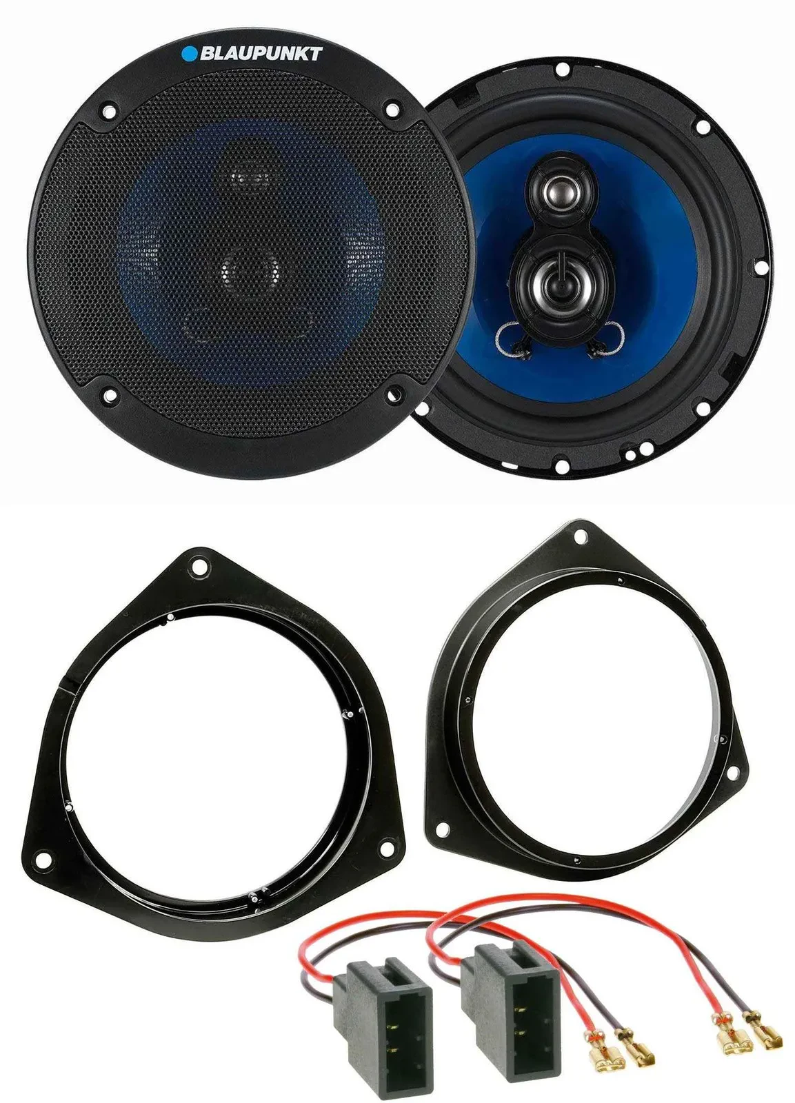 Blaupunkt 250Watt 3-Wege 16,5cm Lautsprecher für Toyota Auris Avensis Aygo Corol