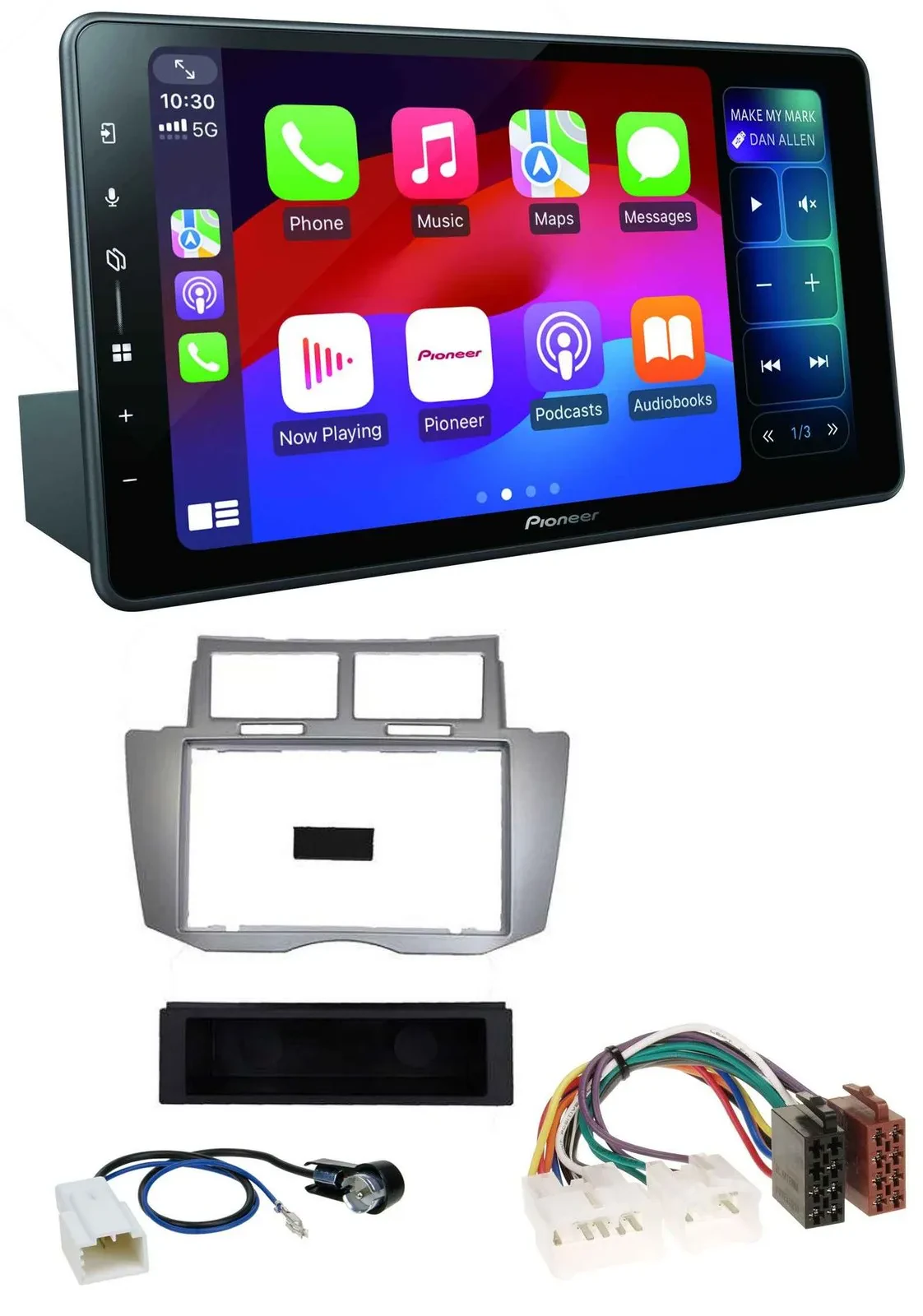 Автомагнитола Pioneer Bluetooth DAB MP3 USB для Toyota Yaris (2007–2011)