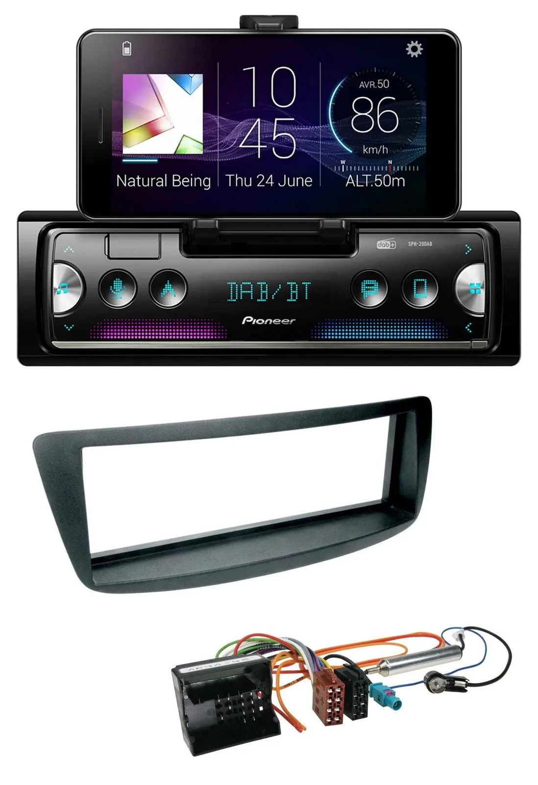 Pioneer USB MP3 Bluetooth DAB Autoradio für Citroen C1 Peugeot 107 Toyota Aygo 0