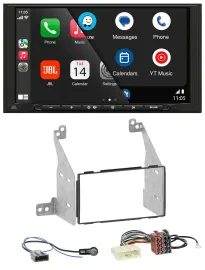 JBL USB 2DIN MP3 Bluetooth AUX Autoradio für Nissan Pathfinder 07-13