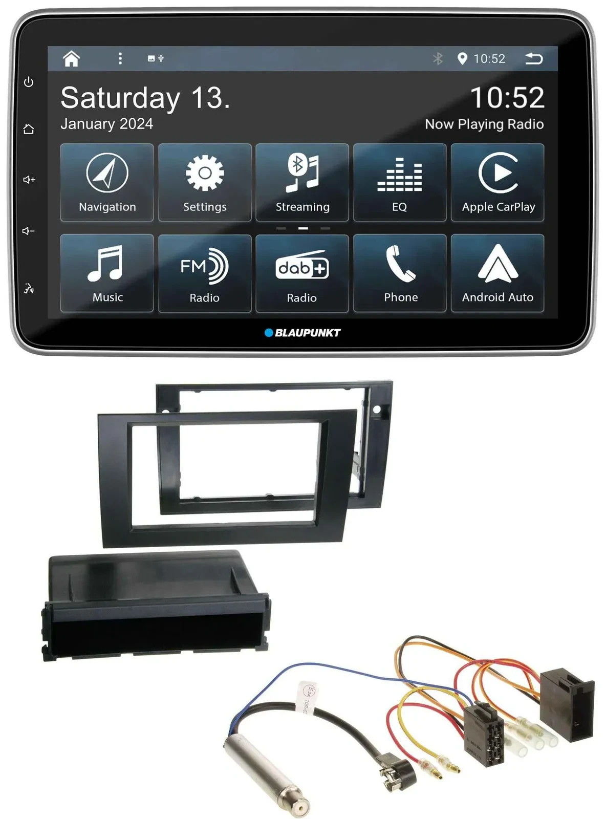 Blaupunkt USB DAB SD MP3 Bluetooth Autoradio für Audi A4 B6 B7 2001-2008 Symphon