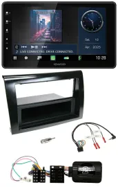 Автомагнитола Kenwood Bluetooth, USB, DAB для Fiat Bravo 2007–2014 с поддержкой управления на руле
