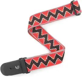 Ремень для гитары D'Addario N20W1401 Red Black