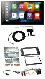 Автомагнитола Pioneer 2-DIN, MP3, USB, Bluetooth, DAB для Smart ForFour (2004–2006) и ForTwo (с 2007)