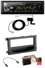 Автомагнитола Pioneer Bluetooth DAB USB MP3 для Ford Mondeo/S-Max (2007–2014) с карманом