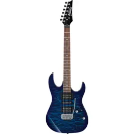 Электрогитара Ibanez GRX70QA Transparent Blue Burst