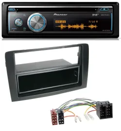 Pioneer MP3 DAB USB CD Bluetooth Autoradio für Fiat Idea (350 03-11) schwarz