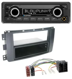 Автомагнитола для Smart ForFour 454/ForTwo 451 Blaupunkt MP3, Bluetooth, USB, AUX, ISO-разъём