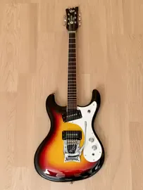 Электрогитара Mosrite Ventures Model Super Custom '65 SS Sunburst w/case Japan 2000s