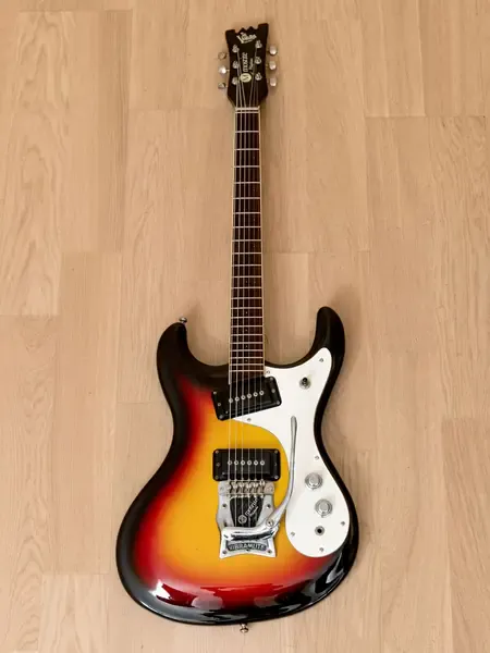 Электрогитара Mosrite Ventures Model Super Custom '65 SS Sunburst w/case Japan 2000s
