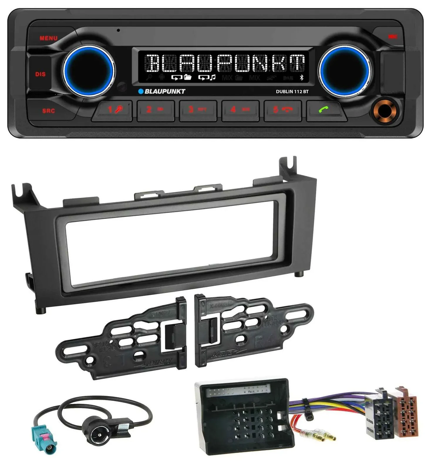 Blaupunkt MP3 Bluetooth USB AUX Autoradio für Mercedes GLK (2008-2012)
