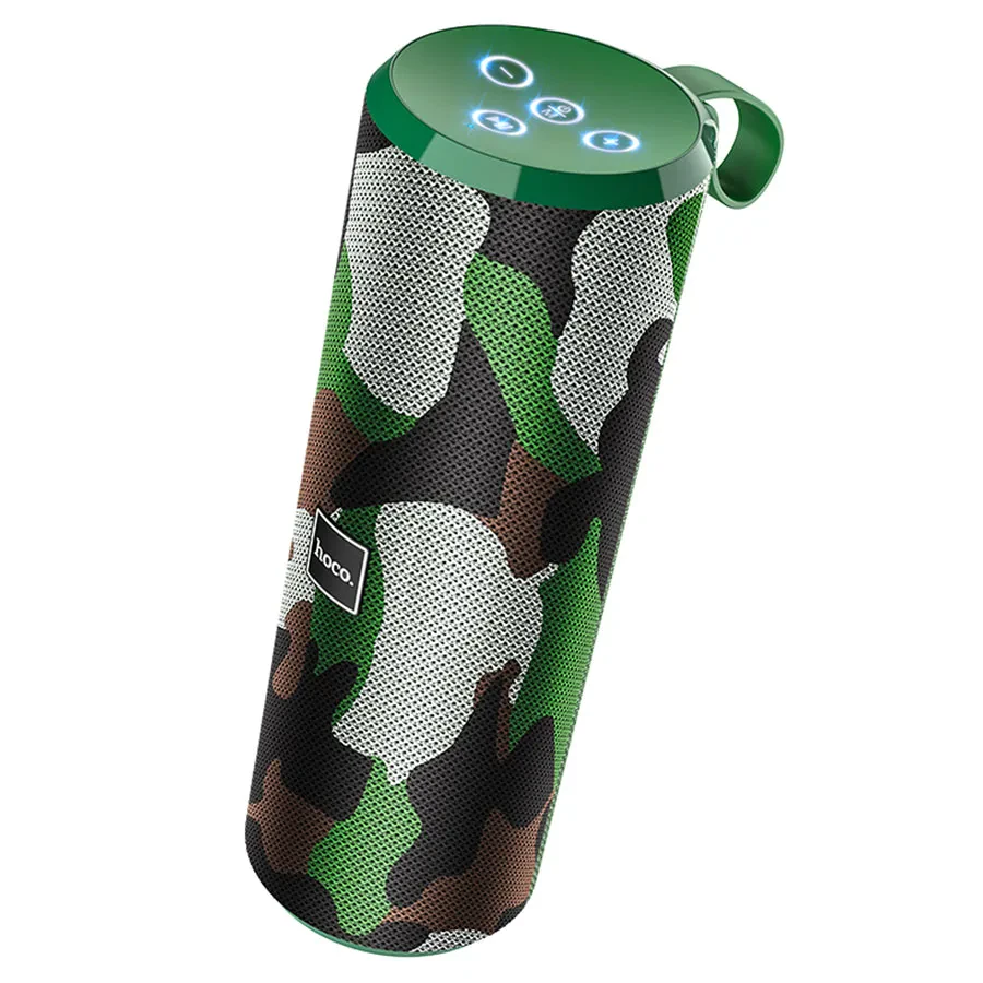 Hoco Колонка Bluetooth 5.0 5W*2 1200mAh BS33 (Camouflage Green)