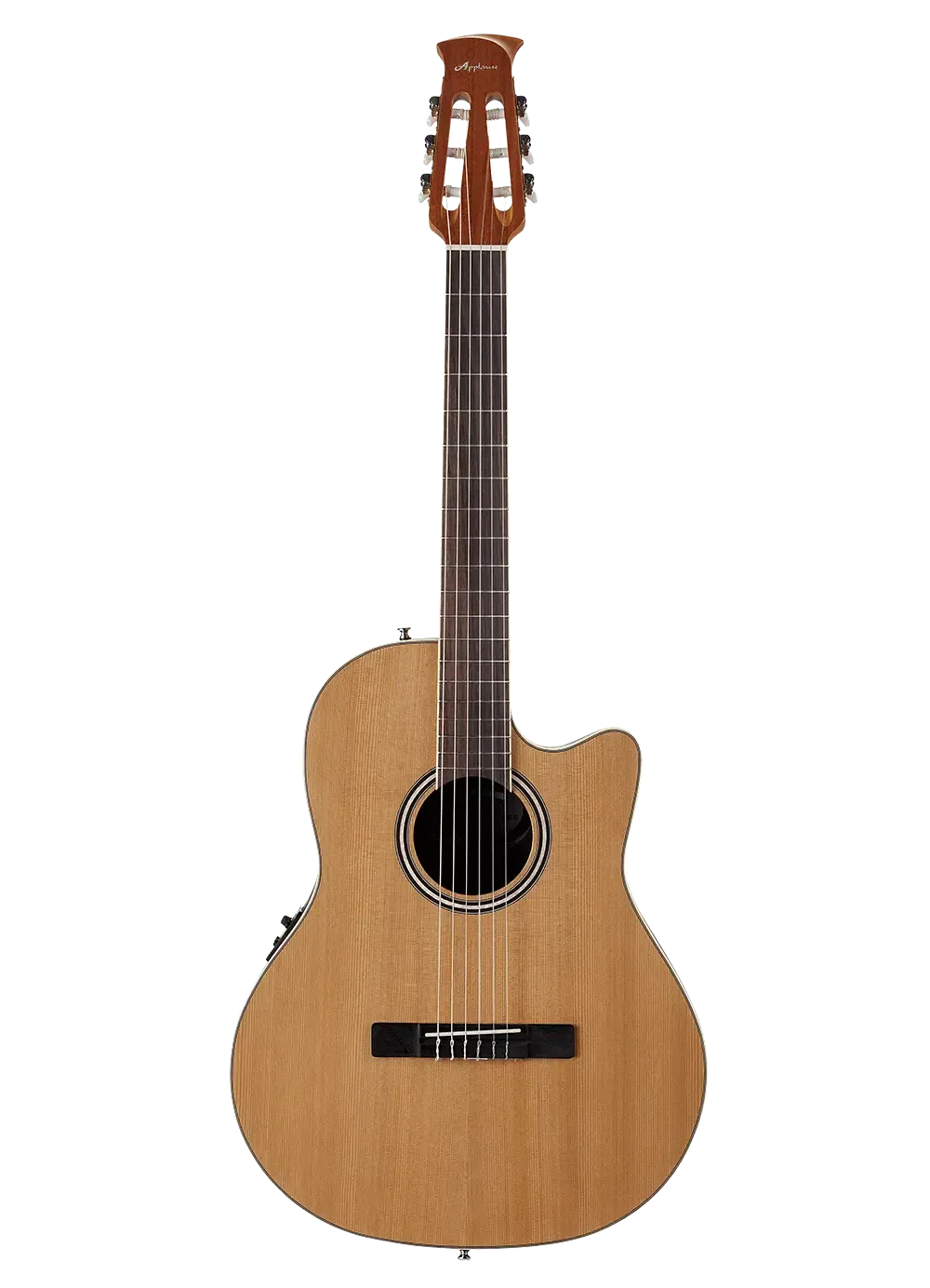 Классическая гитара с подключением Applause AB24CII-CED Standard Nylon Mid Depth Natural