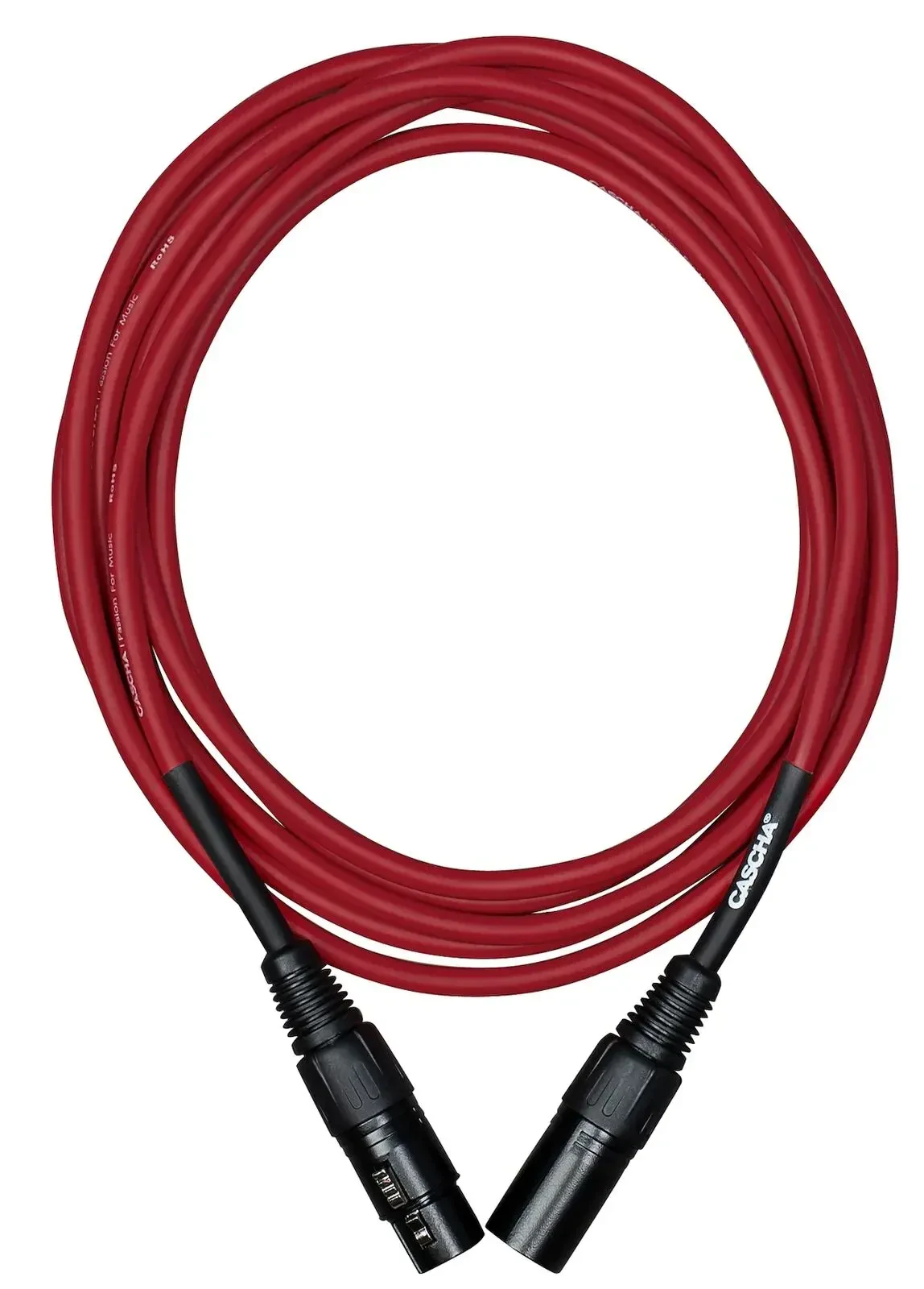 Микрофонный кабель Cascha CCS-M1RD3 Red 3 м