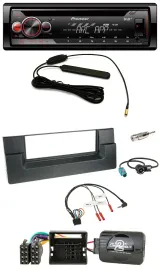 Pioneer CD USB Lenkrad DAB MP3 Autoradio für BMW 5er E39 01-04 Aktivsystem Quadl