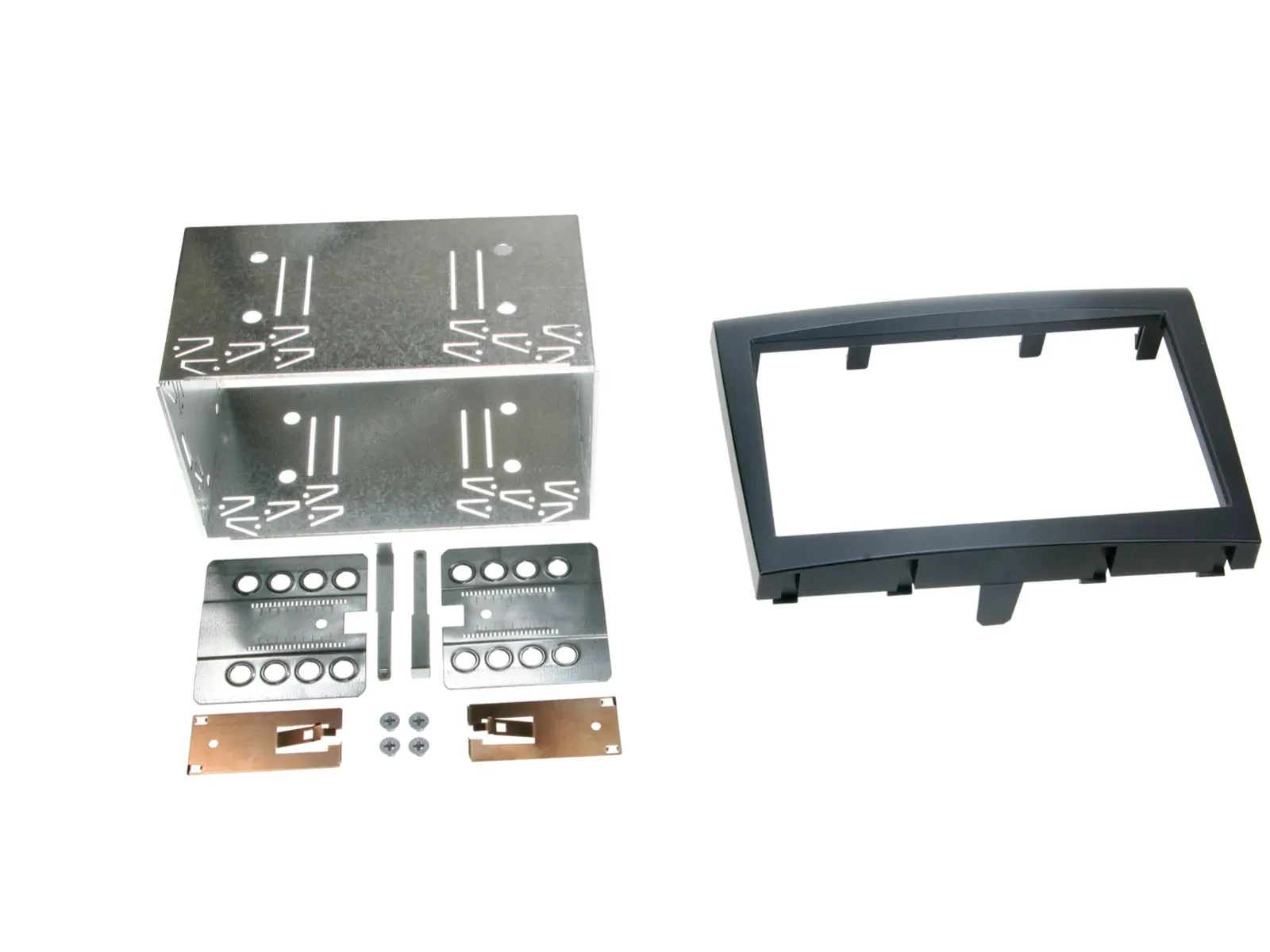 Radioblende Set Doppel DIN Autoradio für Porsche 911 Boxter Cayman 2008-2013 sch
