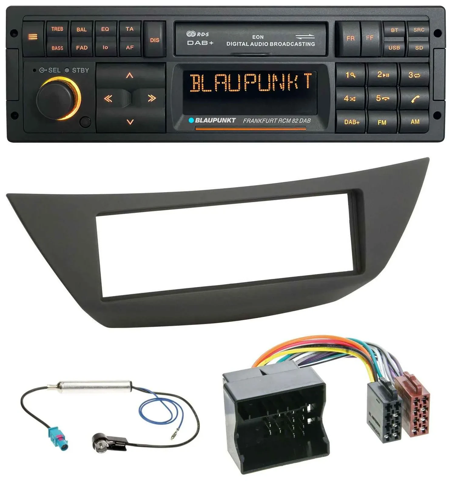 Blaupunkt USB DAB SD MP3 Bluetooth Autoradio für Renault Laguna 3 (ab 2008)