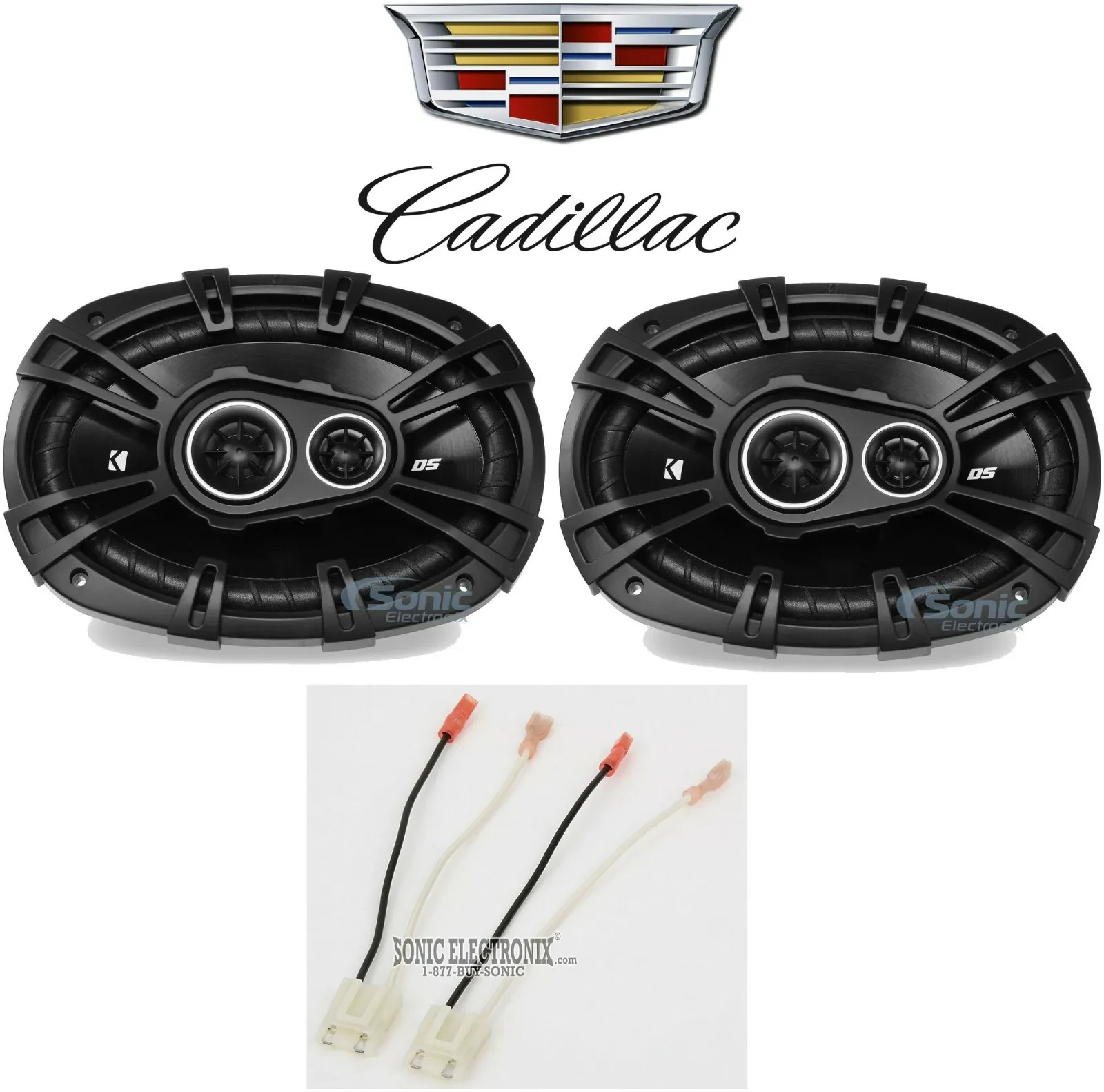 Kicker 6x9" Rear Deck Speaker Replacement Kit For 1983-1991 Cadillac Eldorado