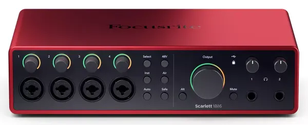 Звуковая карта внешняя Focusrite Scarlett 18i16 4th Gen