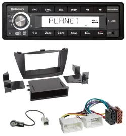 Continental USB 1DIN AUX DAB MP3 Autoradio für Hyundai Tucson (2010-2015)