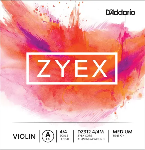 Струна для скрипки D'Addario Zyex DZ312 4/4M, A