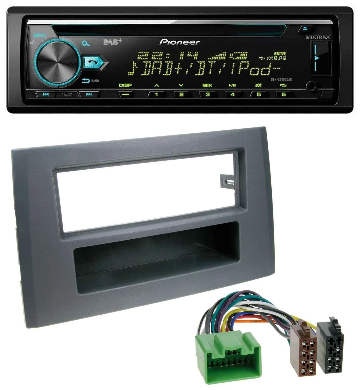 Pioneer DAB MP3 CD USB Bluetooth Autoradio für Volvo XC90 (16 Pin, 2002-2014)