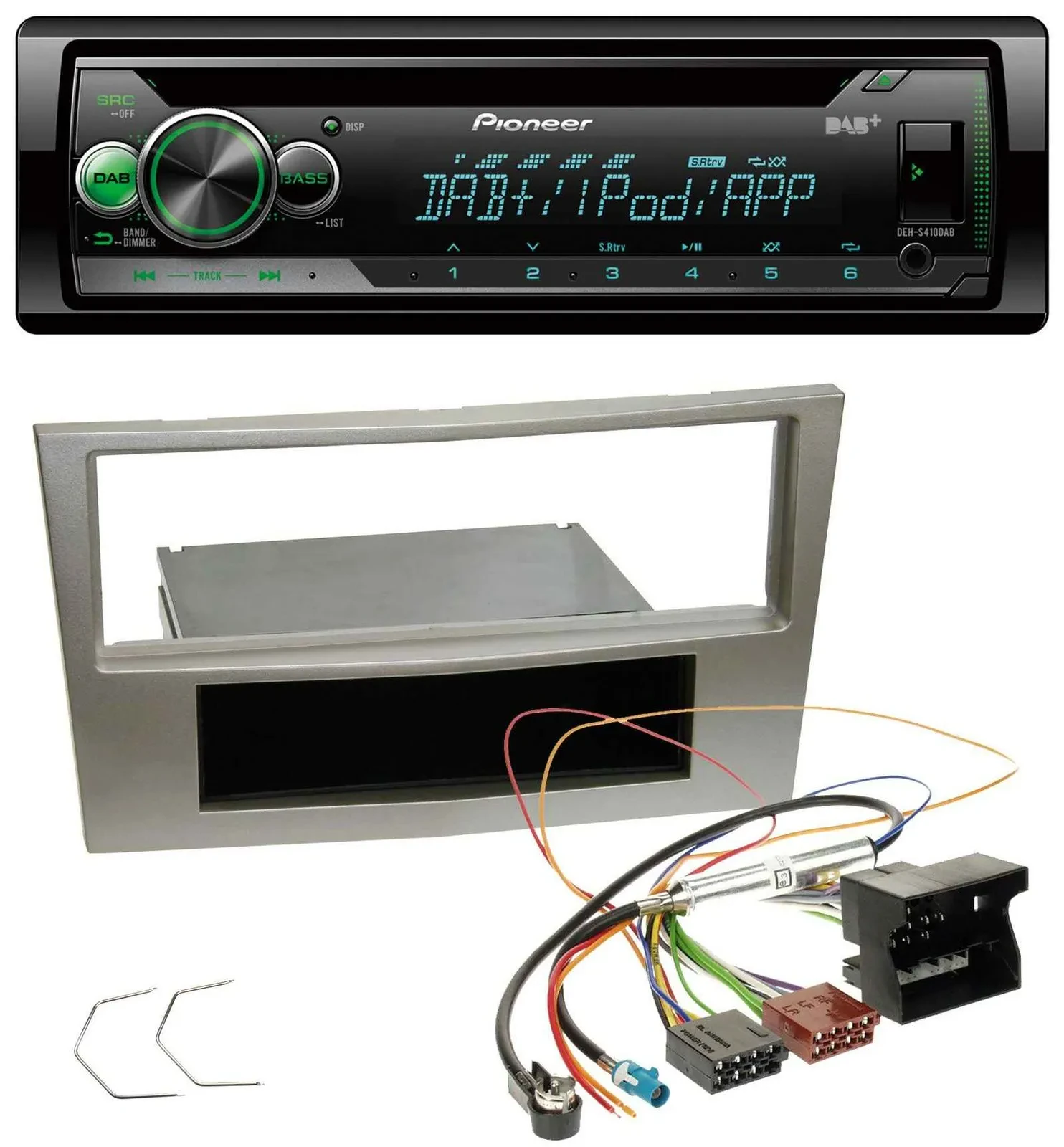Pioneer USB MP3 DAB AUX CD Autoradio für Opel Zafira B Astra H Corsa D ab 2005 s