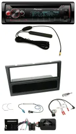 Автомагнитола Pioneer USB DAB Bluetooth CD для Opel Corsa C (2004–2006) черный