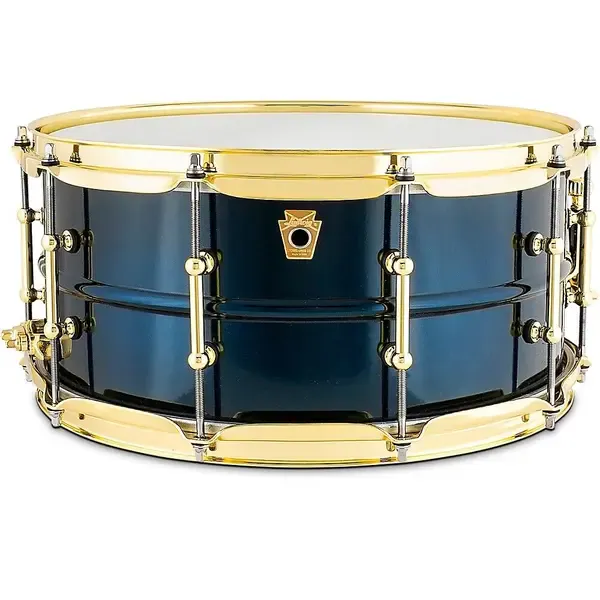 Малый барабан Ludwig Blue Phonic Aluminum 14x6.5 Midnight Blue Metallic