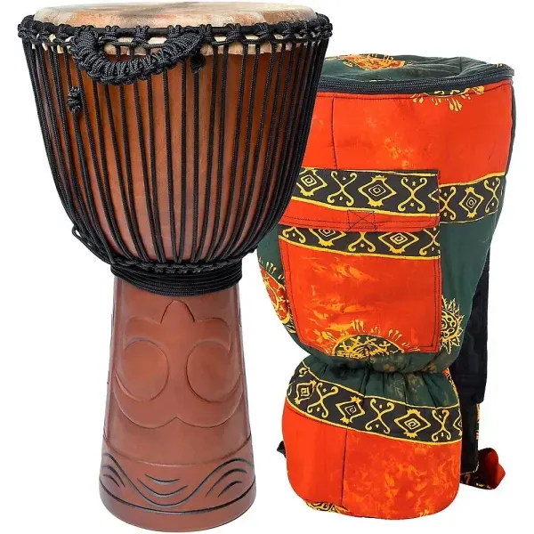 Джембе X8 Drums Matahari Professional 12x24 Leg of a Hen с чехлом