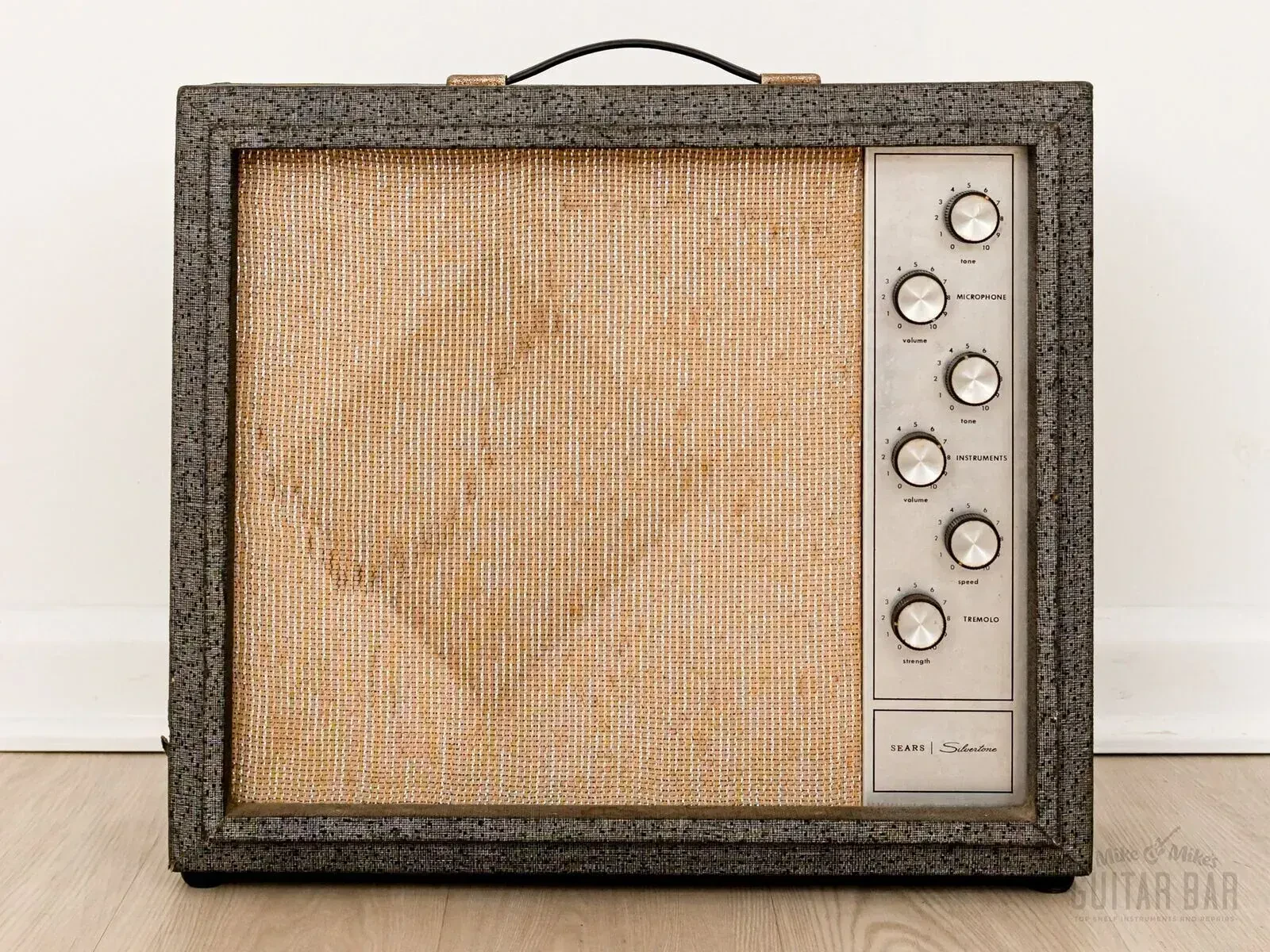 1966 Silvertone 1482 Vintage Tube Amp 1x12 w/ Tremolo, One-Owner, Danelectro