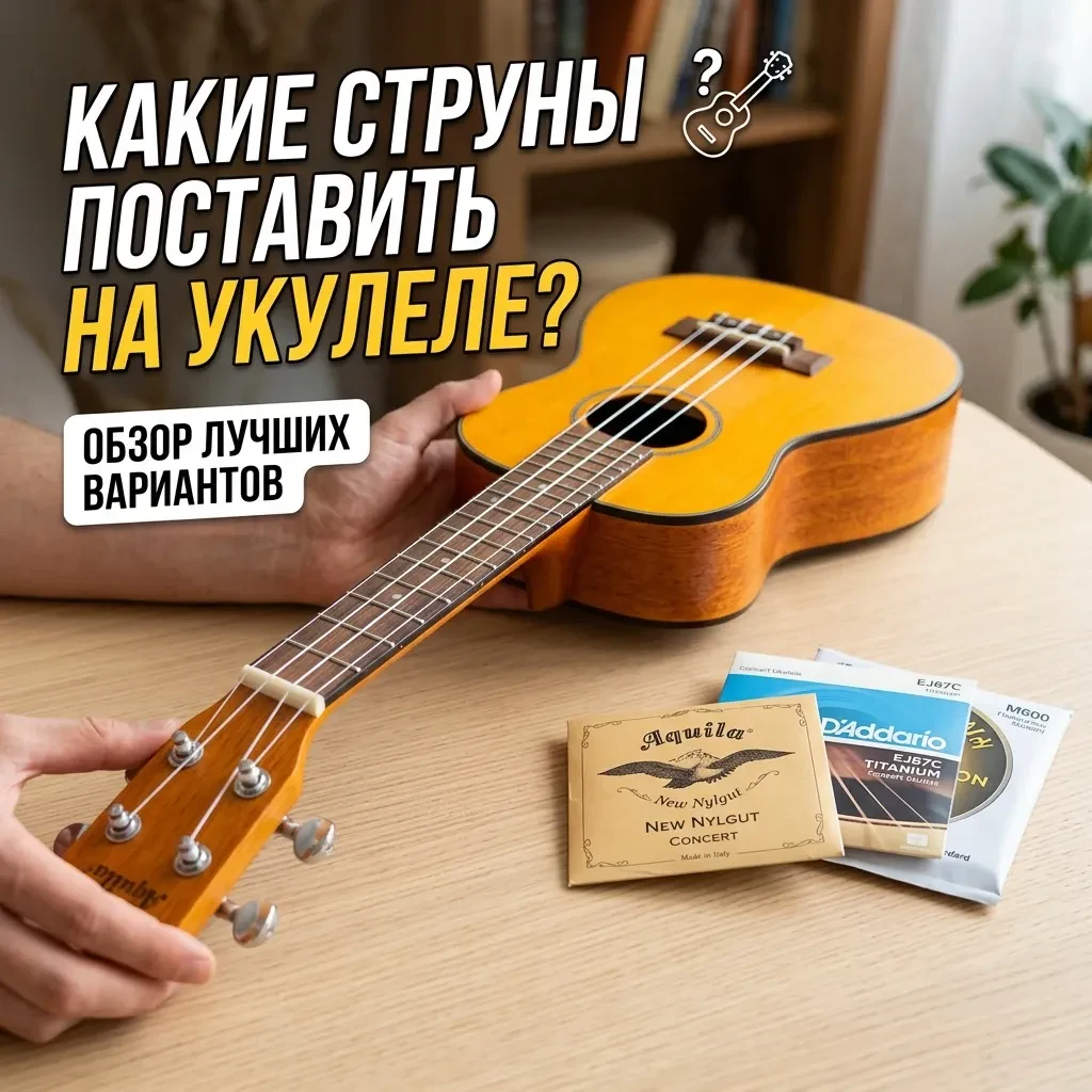 Какие струны ставить на укулеле