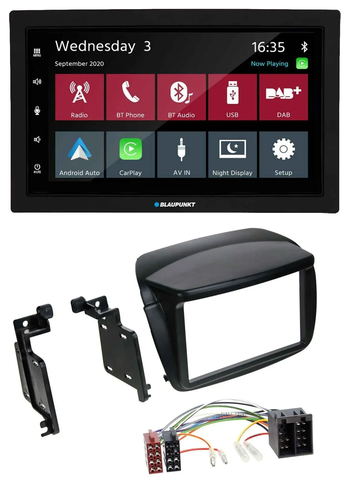 Blaupunkt DAB Bluetooth USB MP3 2DIN Autoradio für Fiat Doblo ab 10 Opel Combo a