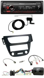 Автомагнитола для Renault Megane/Fluence 2012–2014 Pioneer DAB, USB, Bluetooth, поддержка кнопок на руле