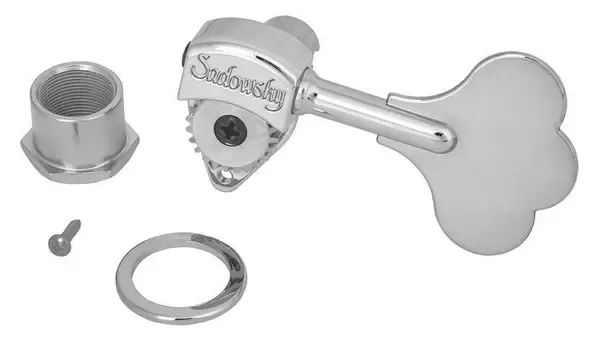 Колки гитарные Sadowsky Light Machine Heads with Open Gear, Chrome - Bass Side (Left)