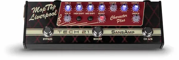 Педаль эффектов для электрогитары Tech 21 SansAmp Character Plus Mop Top Liverpool Vox + Rangemaster Booster Style