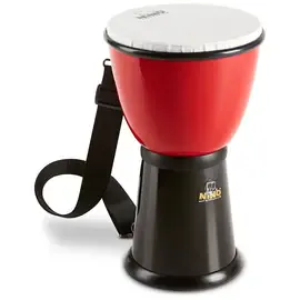 Джембе Nino ABS Djembe with Nylon Strap Red/Black 8 in.