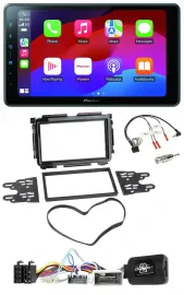 Pioneer Bluetooth 2DIN USB Lenkrad DAB Autoradio für Honda HR-V RU ab 2015 schwa