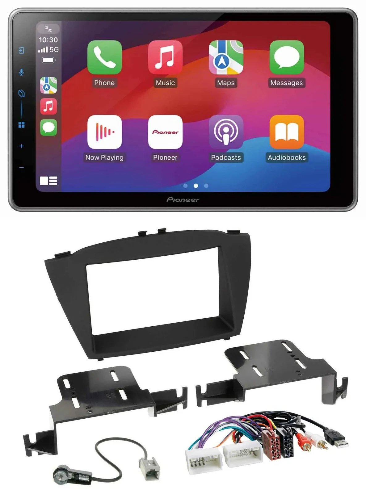 Pioneer MP3 USB DAB Bluetooth 2DIN Autoradio für Hyundai ix35 ab 13 AUX USB